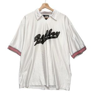 Bad Boy Vintage  Y2k 90s Short Sleeve Jersey Shirt Size XL